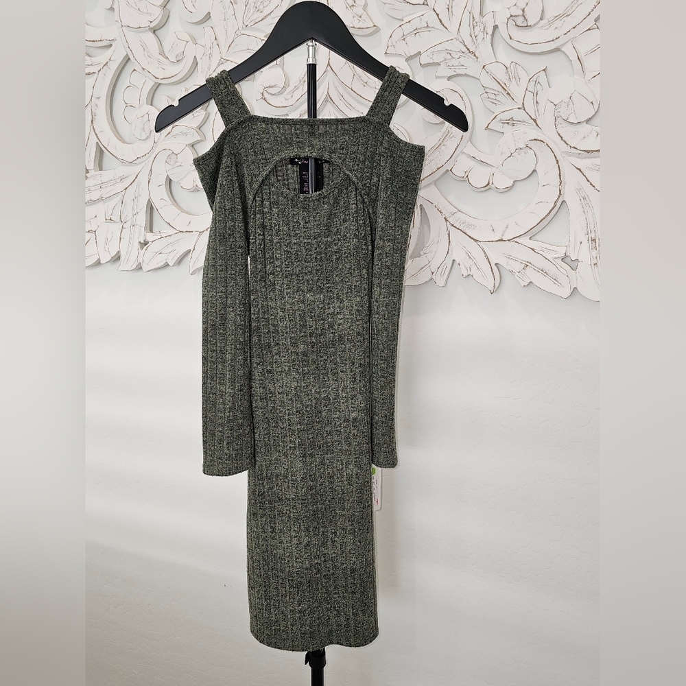 NWT Xtraordinary Girl's Casual Dress in Olive Green